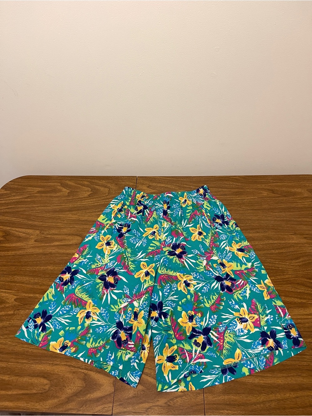 Vintage Hawaiian Floral Bermuda Shorts